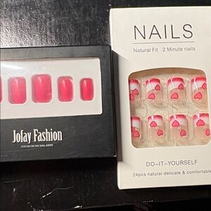 Two (2) Sets of Press on Nails